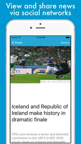 Game screenshot Football News - Europe Edition hack