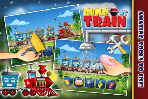 Build My Train – Make & repair vehicle in this crazy mechanic game for kids screenshot 3