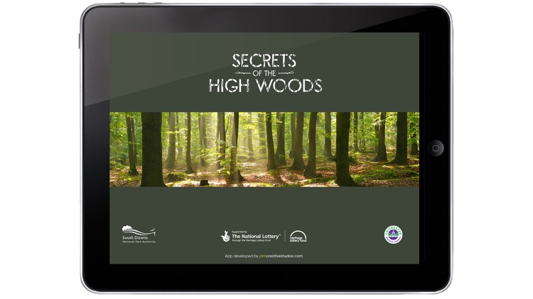 Secrets of the High Woods Augmented Reality (AR) app