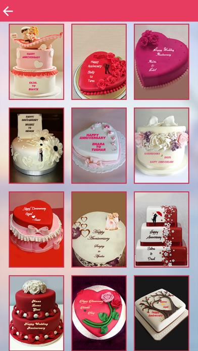 Screenshot #3 pour Name On Anniversary Cake