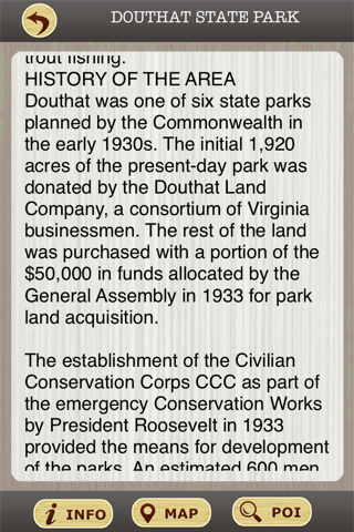 Virginia State Parks & National Parks Guide screenshot 4