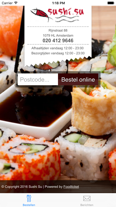 How to cancel & delete Sushi Su Amsterdam from iphone & ipad 2