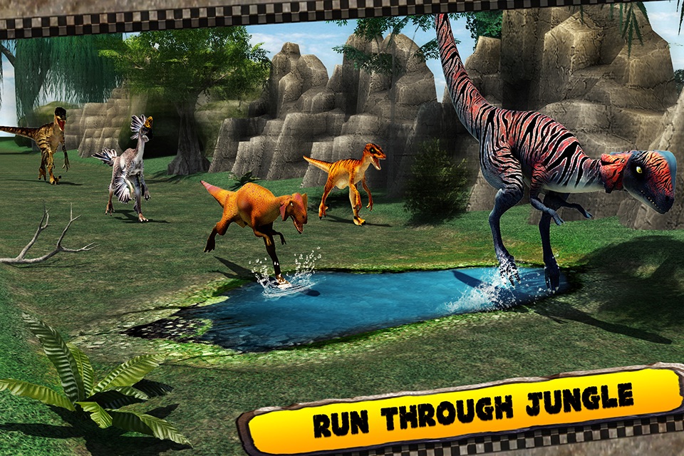 Dinosaur Race 3D screenshot 2