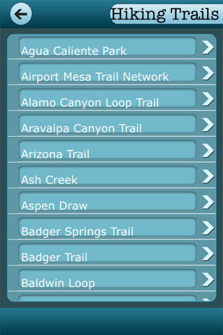 Arizona Recreation Trails Guide screenshot 4