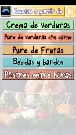Game screenshot Recetas para mi bebe apk