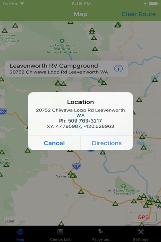 Washington – Camping & RV's screenshot 4