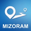 Mizoram, India Offline GPS Navigation & Maps