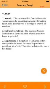 Homeopathic Cure screenshot #3 for iPhone