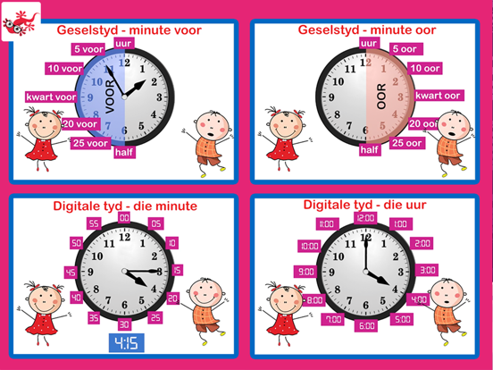 Screenshot #6 pour Leer om tyd te lees in afrikaans