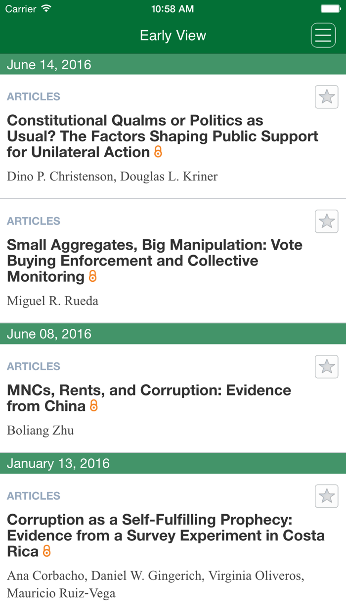 American Journal of Political Science