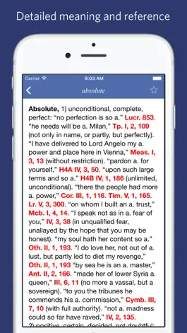 Game screenshot Shakespeare Lexicon and Quotation Dictionary apk