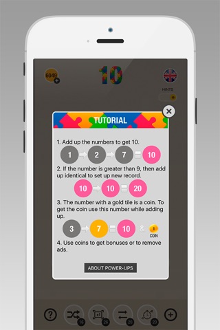 Puzzle 10 - Merge Numbers screenshot 2