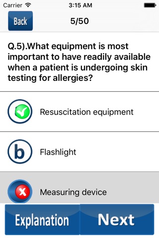 Medical Surgical Nursing Quiz screenshot 3
