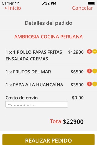 Ambrosia Cocina Peruana screenshot 3