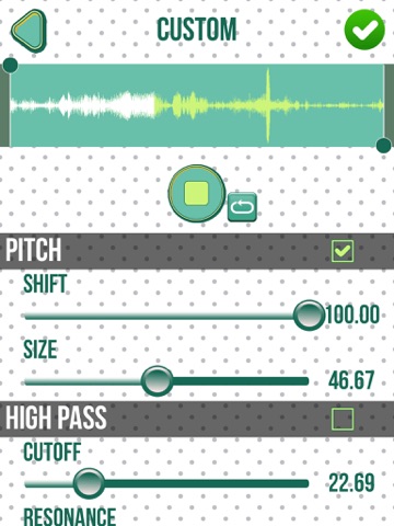 Screenshot #6 pour Fou Changeur De Voix Et Enregistreur - Frasque Modificateur Sonore Avec Des Effets Audio