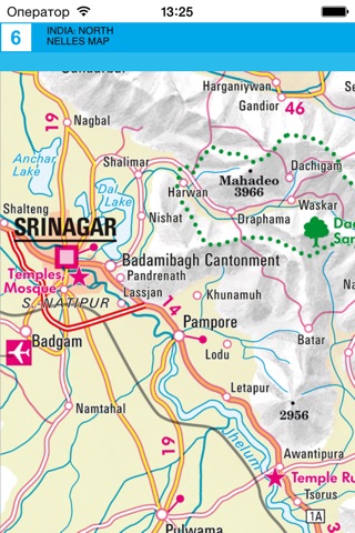 Север Индии. Туристическая карта. screenshot 4