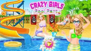 Crazy Girls Pool Party screenshot #3 for iPhone