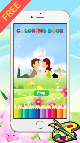 Game screenshot Valentine Day Coloring Book - All In 1 Drawing, Paint And Color Games HD For Good Kid mod apk