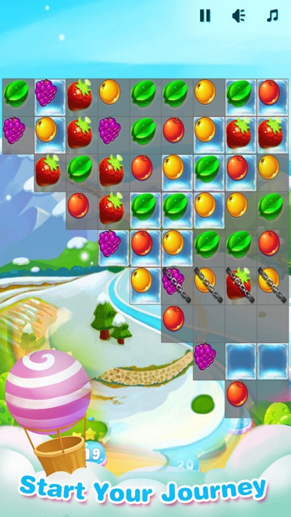 Fruit King Sky: Match Game