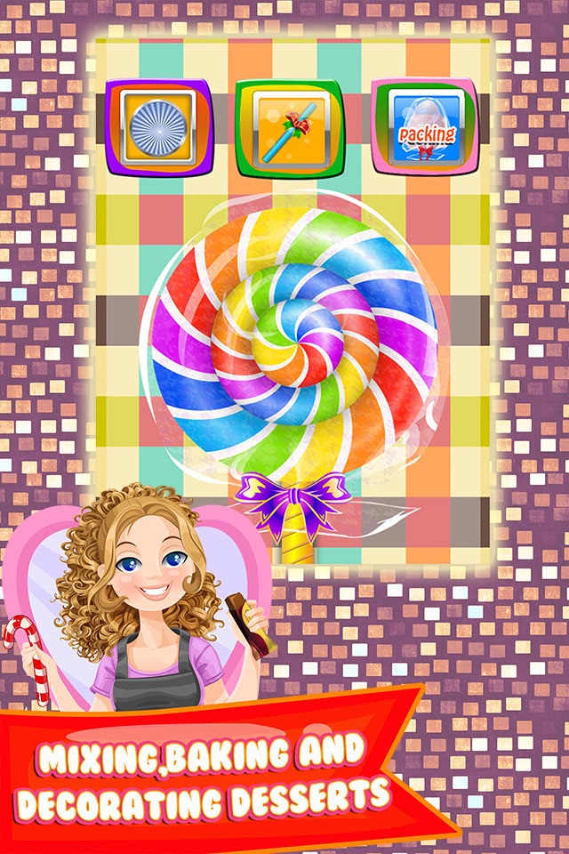 Mommy's Candy Maker Games - Make Cotton Candy & Food Desserts in Free Baby Kids Game! screenshot 2