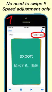 Japanese vocabulary flashcards(Free learning) screenshot #2 for iPhone