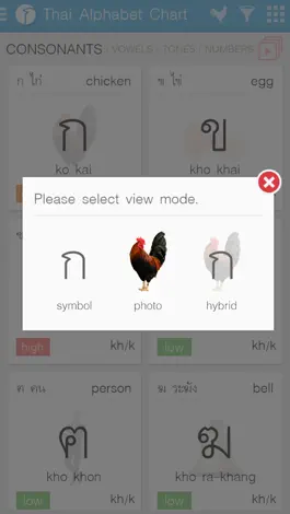 Game screenshot Thai Alphabet Chart apk