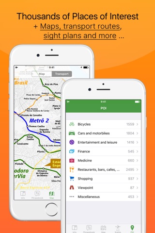 Rio de Janeiro – advanced tourist guide & offline map – Tournavigator screenshot 4