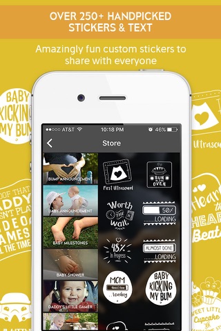 Bump and Baby Milestone Photo Editor Video Editor screenshot 2