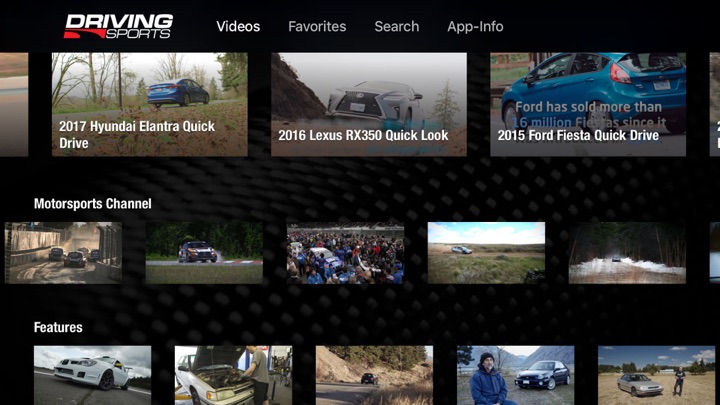 Screenshot #1 pour Driving Sports TV