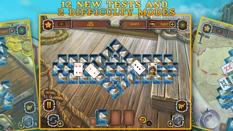 Pirate's Solitaire 2. Sea Wolves Free screenshot-4