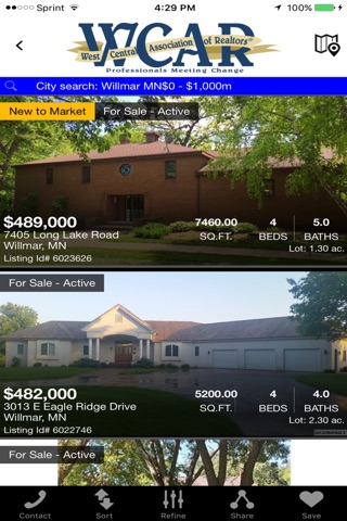 WCAR Homes For Sale screenshot 2