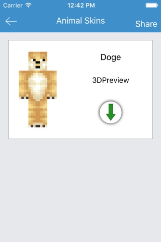 Animal Skins for Minecraft Free App screenshot 3