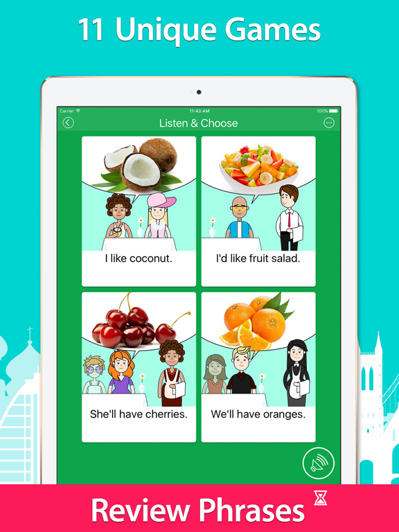 5000 Phrases - Learn Spanish Language for Free iPad screenshot 4 - Education app