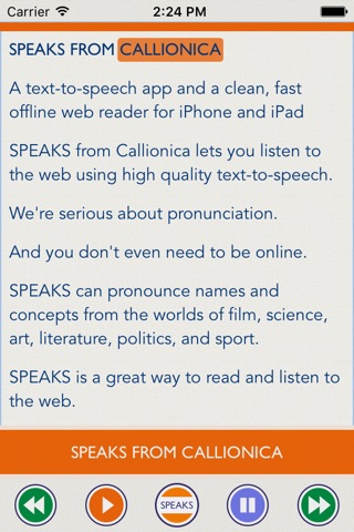 SPEAKS from Callionica screenshot 3