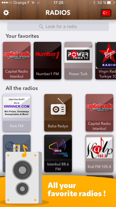 Screenshot #1 pour Türk Radyo: radyo erişim sağlar! Türkiye