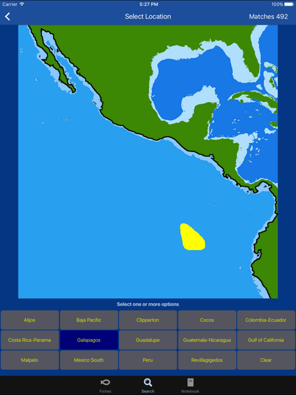 Fishes: East Pacific iPad screenshot 4 - Education app