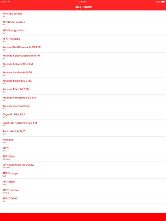 Screenshot #4 pour Radiosender Rheinland-Pfalz FM Online Stream