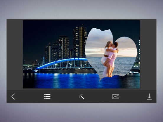 HoneyMoon Photo Frames - Instant Frame Maker & Photo Editor iPad screenshot 4 - Photo & Video app