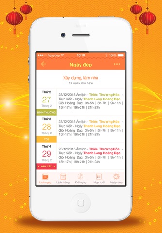 Ngày Đẹp - Lịch Vạn Niên, Xem Ngày Tốt, Lịch Việt screenshot 2