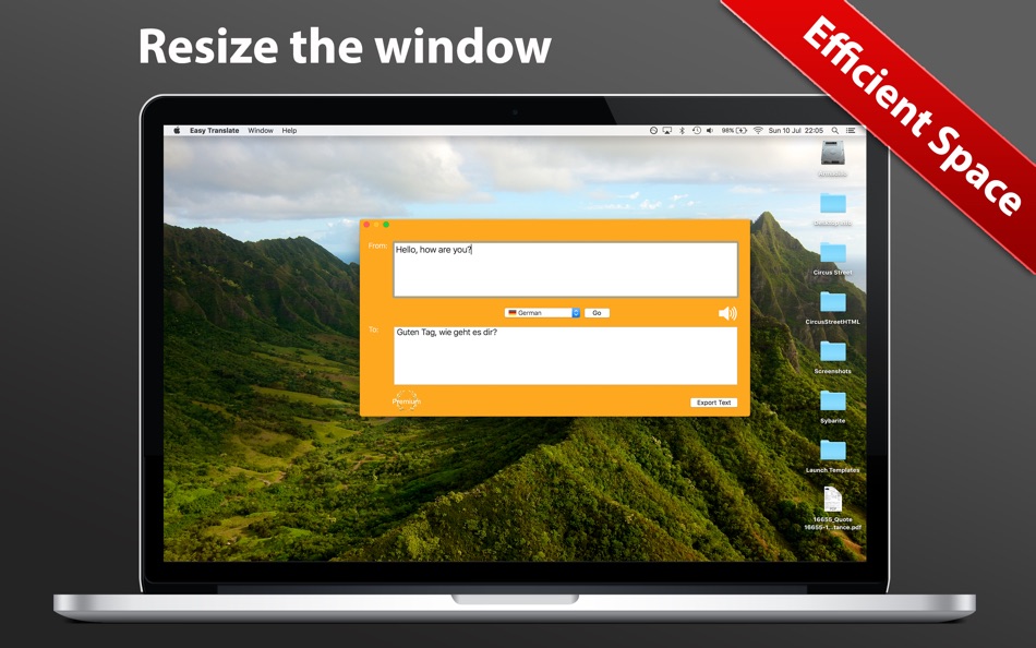 #4. Easy Translate - Translator with 50+ languages (macOS) 由: FBeasleySoftware