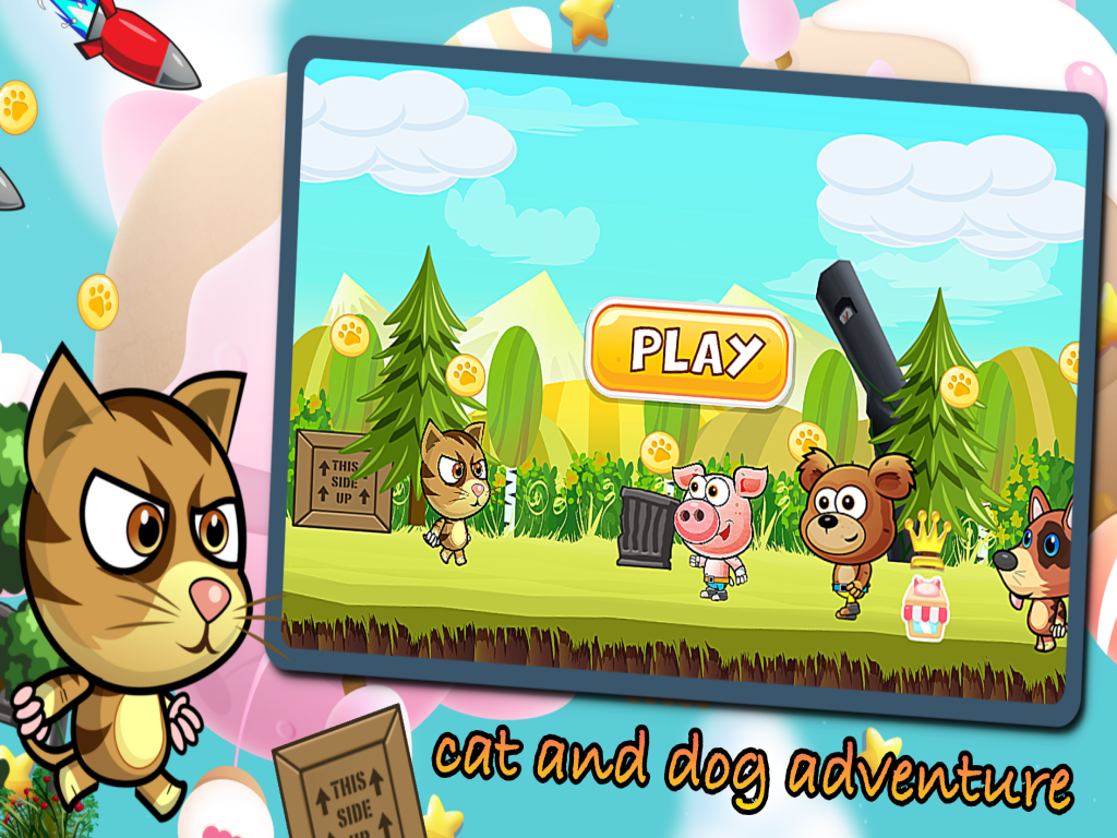 cat and dog go - animal run game adventure for kids screenshot 4