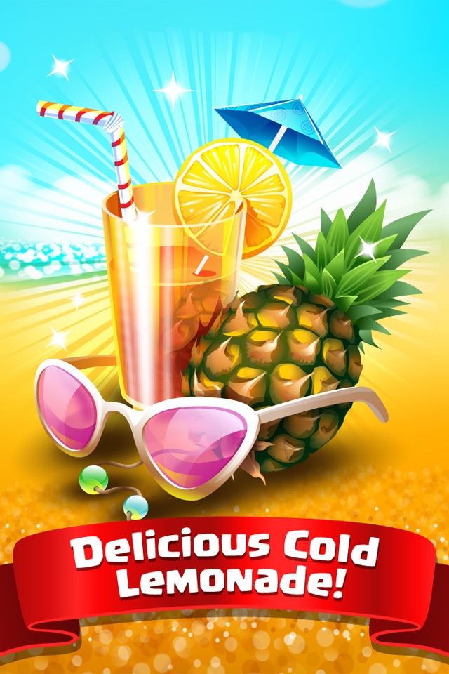 Frozen Lemonade Stand - Cold Juice Dessert Maker screenshot 3