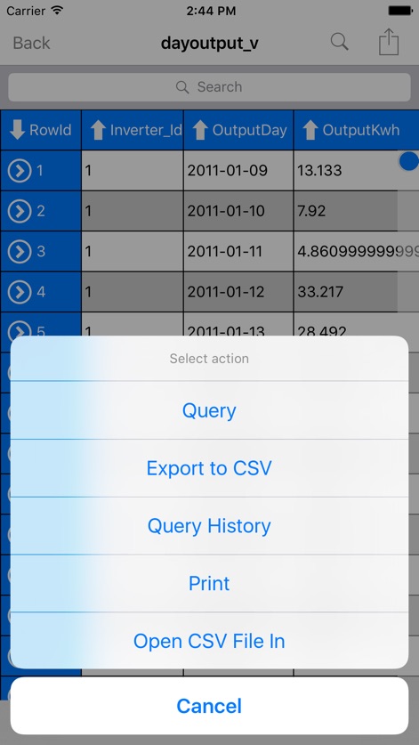 SQLite - Browse Editor Manager - Utilities App | MWM