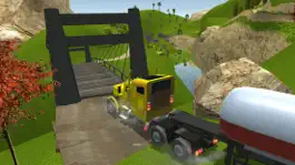 Game screenshot Extreme cargo driving hill transporter truck 3D – Transport real sports car rides, mountain tree logs & off road trucker parking game apk