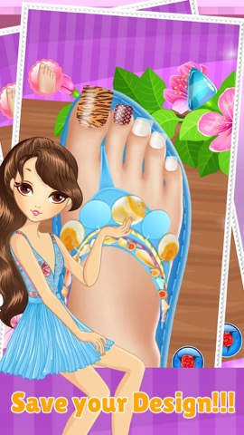 つま先ネイル スパ サロン プリンセスの美しい少女 - 変身ゲーム ドレスアップ爪アート ・ ポーランドのおすすめ画像3
