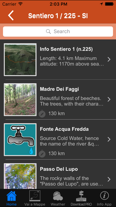 Screenshot #2 pour Monte Cucco Trekking Lite