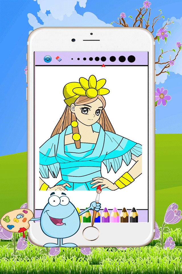 Games Princess Coloring Page : Painting For Kids Free screenshot 2