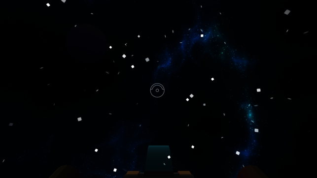 Asteroids VR, game for IOS