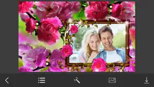 Rose Flower Photo Frame - Art Photography & mega Frames screenshot #4 for iPhone