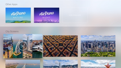 Screenshot #1 for AirPano City – Aerial Screensavers